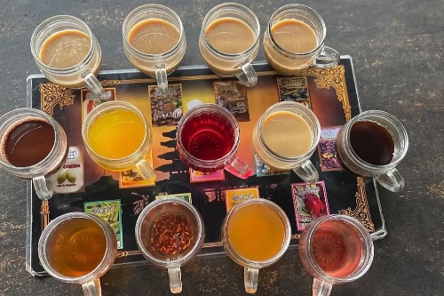 Cofffe and Herbal team tester