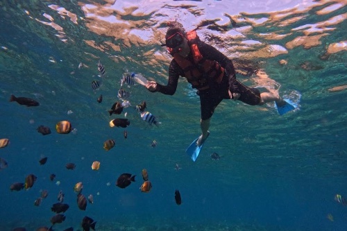 Blue lagoon and Tanjung Jepun snorkeling